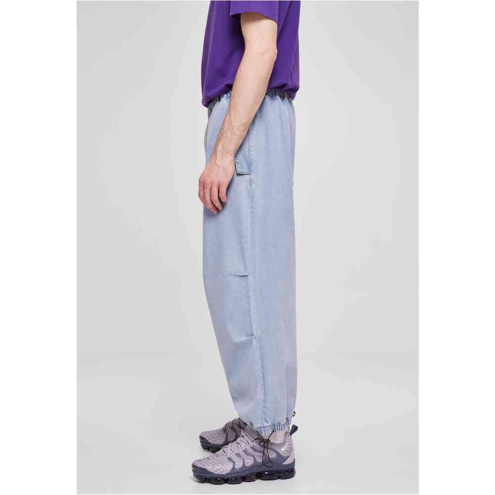Urban Classics - Parachute Jeans Wijde broek - Blauw